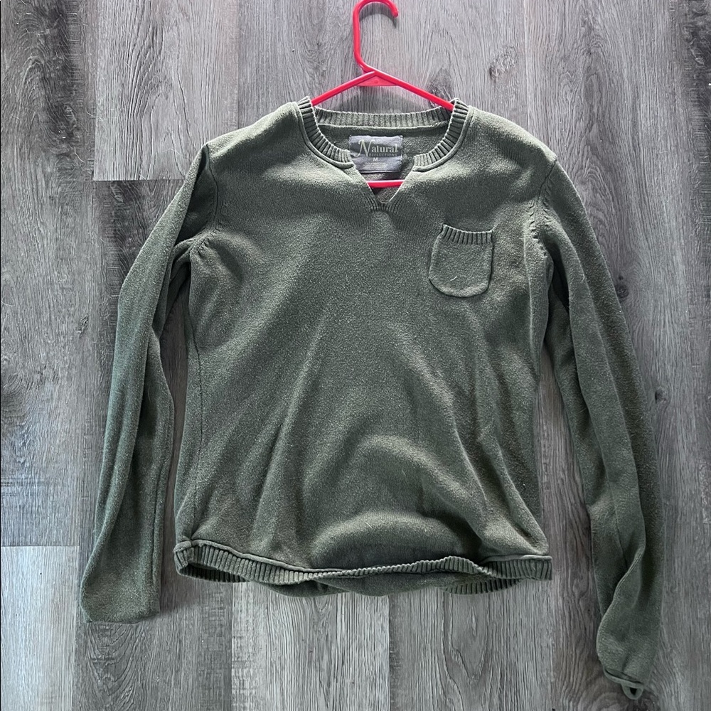 Medium Green Natural reflections sweater size Medium